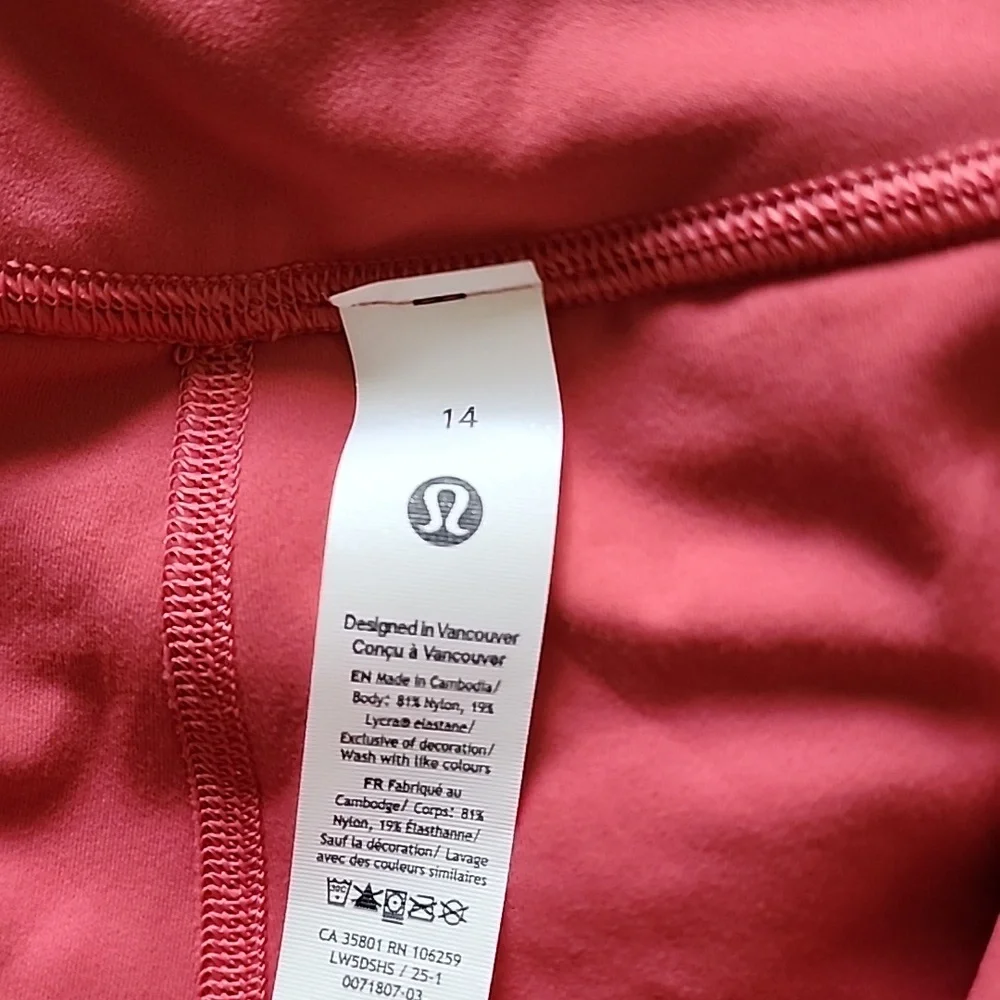 Lululemon Align HR Pant 25" *Pockets In Desert Red NWT - Picture 7 of 8